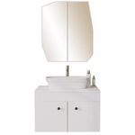 Dulap pentru lavoar Trendy Dulap cuart-alb