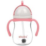 Cană cu pai Akuku A0676 Weighted Straw Pink