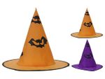 Шляпа ведьмы Halloween 33X30cm полиэстер