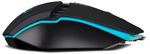 Gaming Mouse SVEN RX-G810, Optical 800-4000 dpi, 6 buttons, Soft Touch, Backlight, Macro, Black, USB