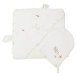 Accesoriu pentru baie Premaman PBRF01-ECR-UNQ Prosop de baie cu gluga si manusa Magic Winter