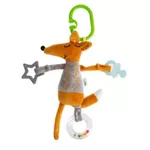 Игрушка-подвеска BabyJem 867 Jucarie cu inel gingival Vulpita Gri