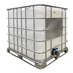 Duș de vară Pitmas IBCPIMTAS, rezervor cubic IBC 1000 L (alb)