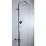 Panou de duș Frap F 24807 Inox Cu Bara Dus