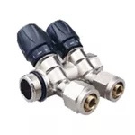 Accesoriu sisteme de încălzire Te-sa Distribuitor A-P/negru 2 cai 3/4x16 (88390)