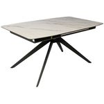 Стол Deco Belisima, extensibilă (160+60)x90x76 Gold White