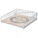 {'ro': 'Accesoriu pentru bucătărie Promstore 48114 Suport servetele 18x18x5сm Vintage, alb, metal', 'ru': 'Аксессуар для кухни Promstore 48114 Салфетница 18x18x5см Винтаж, белая, металл'}