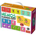 Joc educativ de masă Trefl 2271 Game - Memos classic&plus Move and play