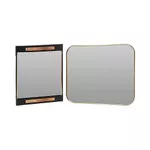 Декор Promstore 51041 Зеркало настенное 55x45x1,5см, прямоугольное