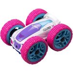 Jucărie cu telecomandă Exost SILV 20243 Miniflip car, pink