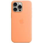 Husă pentru smartphone Apple iPhone 15 Pro Max Silicone MagSafe Orange Sorbet MT1W3