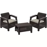 {'ro': 'Mobilier pentru grădină Keter Corfu II Weekend Brown/Oat (258953)', 'ru': 'Садовая мебель Keter Corfu II Weekend Brown/Oat (258953)'}