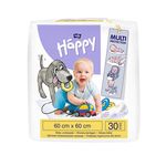 Впитывающие пеленки для постели Bella Happy, 60x60 см, 30 шт.