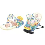 Leagăn pentru bebeluși Bibi-Irn 608-92 covoras-sezlong 2in1 albastru