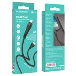 Cablu Borofone BX46 Rush Silicone Type-C (1m) [Black]