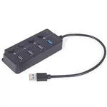 Adaptor de rețea USB Gembird UHB-U3P1U2P3P-01