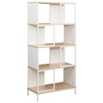 Офисный стеллаж Deco Loreto 5 nivele 70X30X146.5H Oak/White