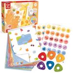 Set de creație Hape E2004 Set de colorat Copilaș pictor, 6 culori