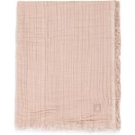 Lenjerie de pat pentru copii Jollein 521-557-68012 Paturica Fringe Moonstone/Ivory GOTS, 120x120 cm