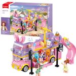 Конструктор Sluban B1165 Casă muzicală pe roți (412 elem.)