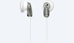 Earphones  SONY  MDR-E9LPH, 3pin 3.5mm jack L-shaped, Cable: 1.2m, Gray