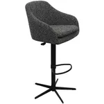 Scaun de bar Deco Bar Santi C3052V Platin