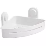 Аксессуар для ванной Axentia 136363 Raft de colt cu ventuze din plastic, alb