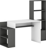Masa birou Table 2 graphite / white