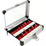 Set de tubulare, bite, duze MAR-POL M22548 Set freza lemn 8mm (15 buc)