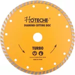 Набор головок, бит, насадок Hoteche 570304 Диск алмазный Turbo 125*22.2*7mm