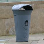 Уличная урна LUNA BIN, 60L, COOL DARK GREY, GLSDN