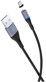 Magnetic Type-C Cable XO, NB125, Black