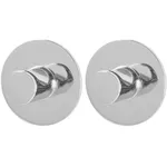 Cârlig baie Bisk 08580 Set cuere (2buc.) STYLE, chrom