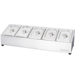 Оборудование кухонное профессиональное Cozze 90325 statie topping Topping Station 5 Compartimente