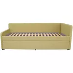 Кровать детская Interdepo LEO 90 Left bed, Оливковый зеленый