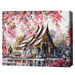 Tablou pe numere BrushMe BS3259 40x50cm (în cutie) Templu thailandez