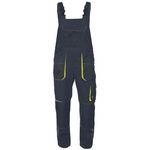 Спецодежда Cerva 03530059640XX Полукомбинезон EMERTON STRETCH Серый-Желтый (52)