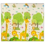 Covoraș de joacă Chipolino DKZ1818JUNG Jungle 178x178cm