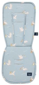 Accesorii pentru cărucior La Millou Saltea pentru cărucior din bumbac și catifea Multi BEBE MIGNON BLUE