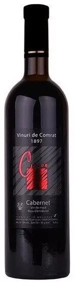 Vinuri de Comrat Color Cabernet, demidulce roșu,  0.75 L