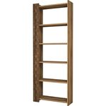 Raft de birou Trendy Oras, Nuc, Nuc 64x170x24cm, raft de carti