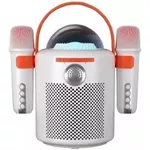{'ro': 'Boxă portativă Bluetooth Helmet Portable Karaoke Set With 2 Microphone and Speaker Y11, 10W, White', 'ru': 'Колонка портативная Bluetooth Helmet Portable Karaoke Set With 2 Microphone and Speaker Y11, 10W, White'}