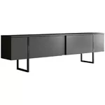 Comodă TV Hanah Home Luxe Anthracite Black (тумба под ТВ)