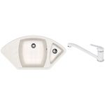 Мойка кухонная со смесителем Dr.Gans Gabi + SanDonna F 1066 alb