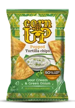 Chips porumb CornUP cu gust smantana si ceapa 60g