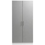 Dulap Mashtab 12245 FLEXO M4 alb uși gri 1000x530x2200