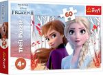 Головоломка Trefl 17333 Puzzles 60 The enchanted world of Anna and Elsa Disney Frozen 2