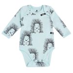 Haine pentru copii Minikin 242300374 Hedgehog Боди голубой с рисунком 6-9мес (74см)