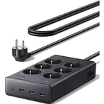 Filtru electric Ugreen 75141 20W 6-Outlet Power Strip | S622, Black