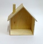 Домик из фанеры 10х20х25см